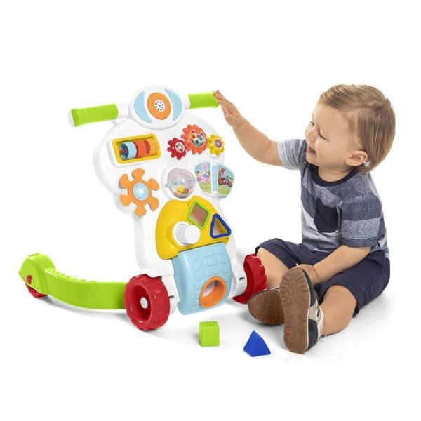 Andador Bebe Piloto Menino 2 em 1 Com Som e Luz - Calesita - Imagem 3