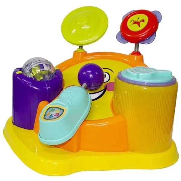 Brinquedo de Bebe Bateria Infantil Tum Tum Tha Calesita - Imagem 3