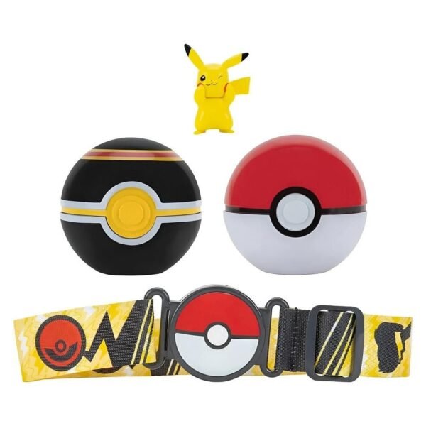 Pokemon Cinto Com Pokebola Pikachu E Acopio Ball Sunny - Imagem 2