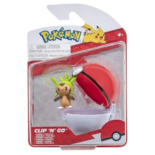 Pokemon Clipe Pokebola + Chespin Sunny