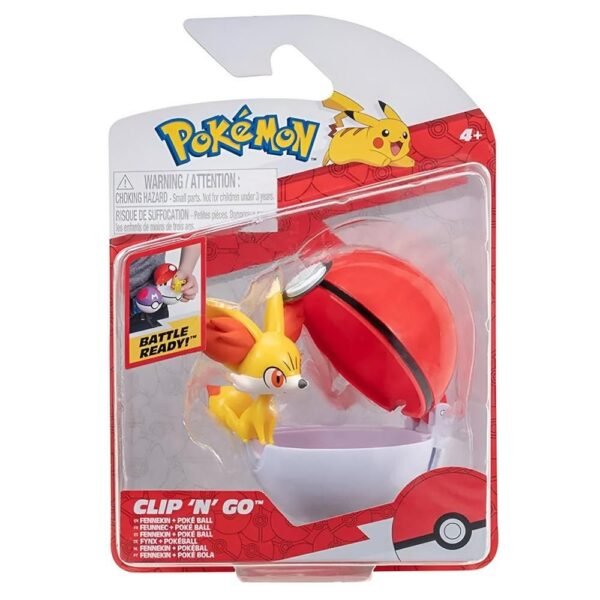 Pokemon Clipe Pokebola + Fennekin Sunny