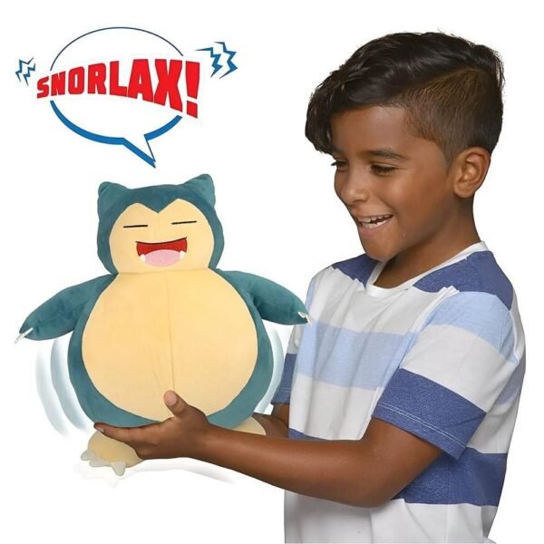 Snorlax Pelucia De Luxo Com Som 25cm Pokemon Sunny - Imagem 5