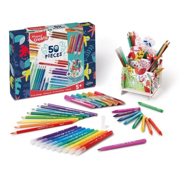 Estojo De Pintura Infantil Super Maped Creativ 50 Pecas