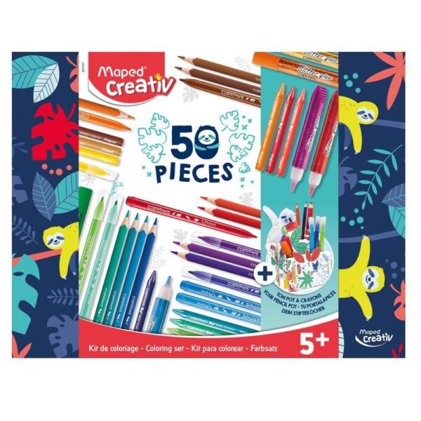 Estojo De Pintura Infantil Super Maped Creativ 50 Pecas - Imagem 2