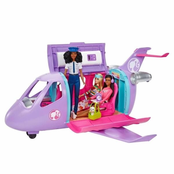 Barbie Aventura De Aviao Com Boneca HCD49 Mattel - Imagem 4
