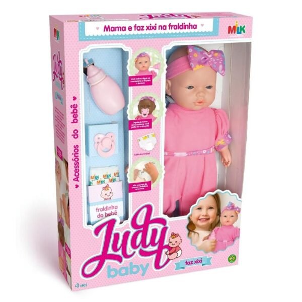 Boneca Baby Judy Mama E Faz Xixi Milk - Imagem 3