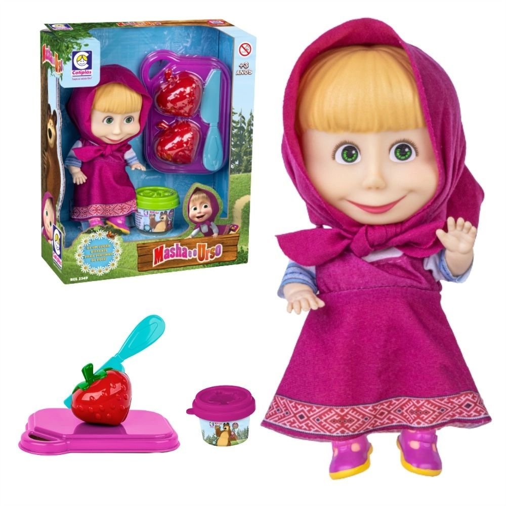 Boneca Masha Com Frutinhas Cotiplas 2569