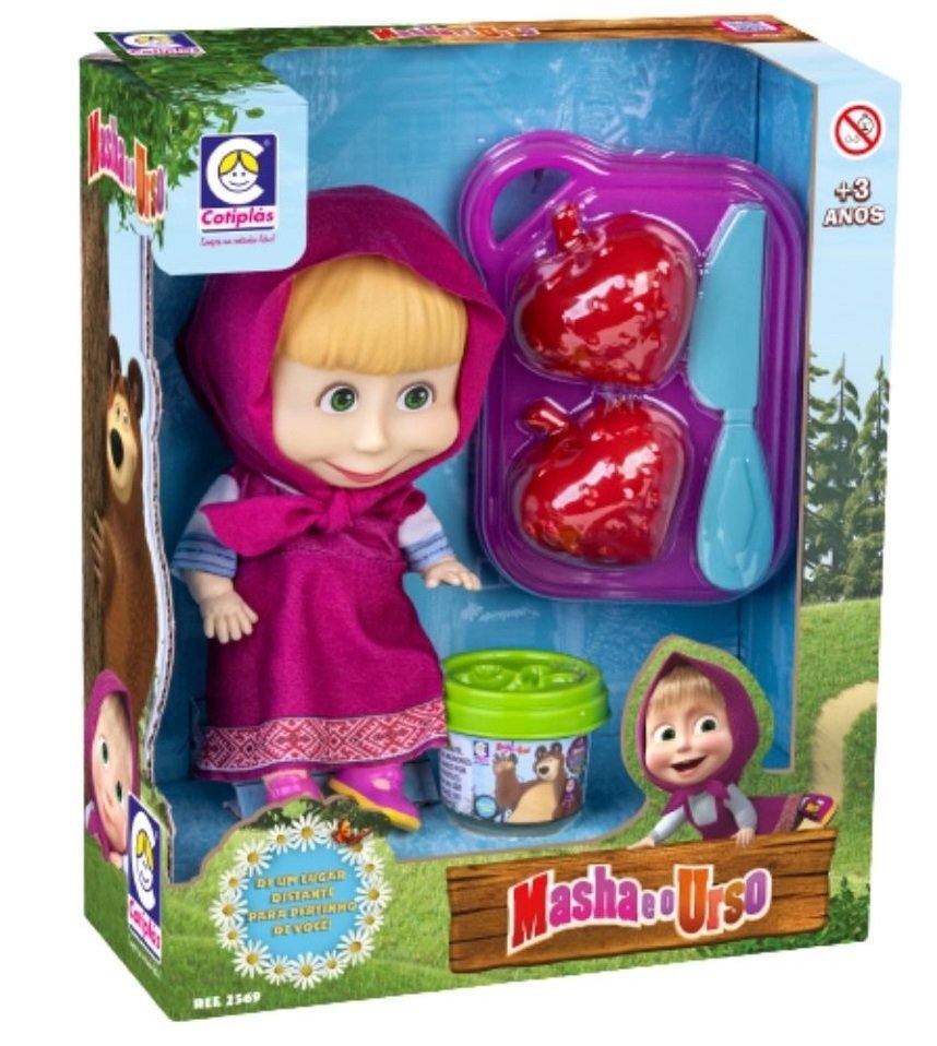 Boneca Masha Com Frutinhas Cotiplas 2569 - Imagem 4