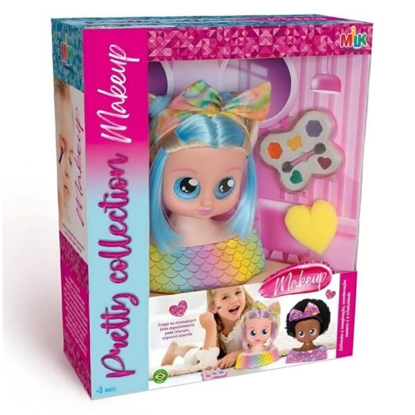 Boneca Pretty Collection Makeup Com Maquiagem Milk - Imagem 3