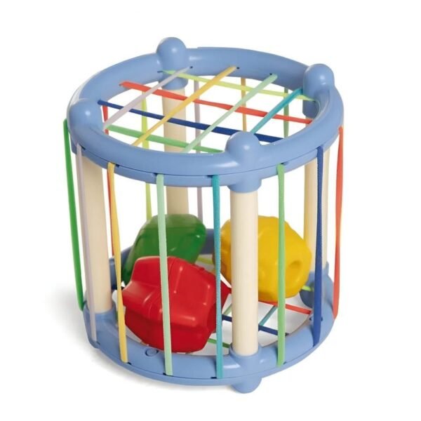 Brinquedo Bebe Desafio A Fio Cilindro Com Elastico TaTeTi - Imagem 4