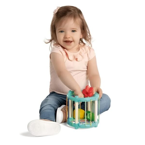 Brinquedo Bebe Desafio A Fio Cilindro Com Elastico TaTeTi - Imagem 5