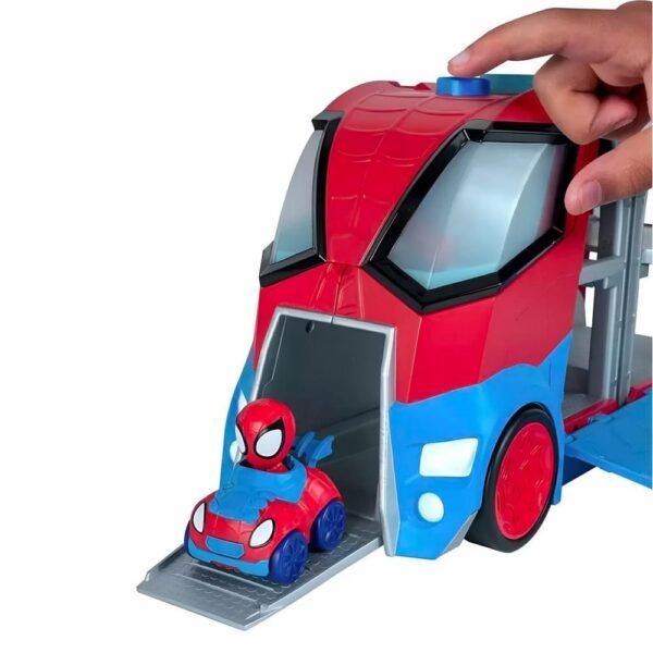 Brinquedo Caminhao Transporte Spidey Amazing Friends Sunny - Imagem 6