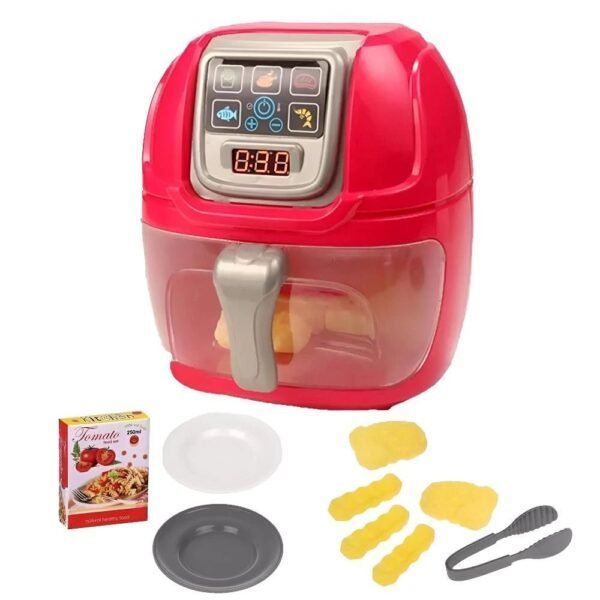 Brinquedo Fritadeira Eletrica Air Fryer Mania De Casa DM Toy - Imagem 5
