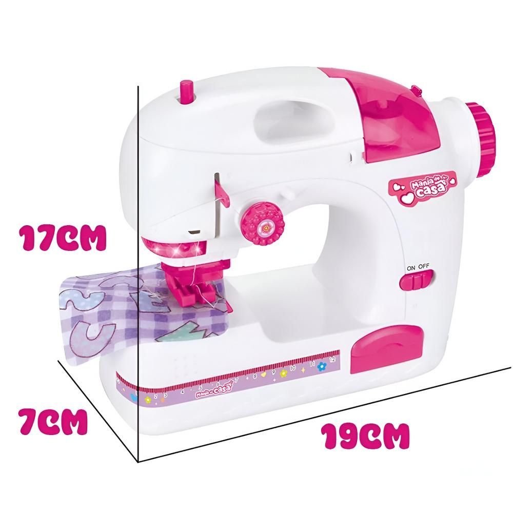 Brinquedo Maquina De Costura Infantil Mania De Casa DM Toys - Imagem 3
