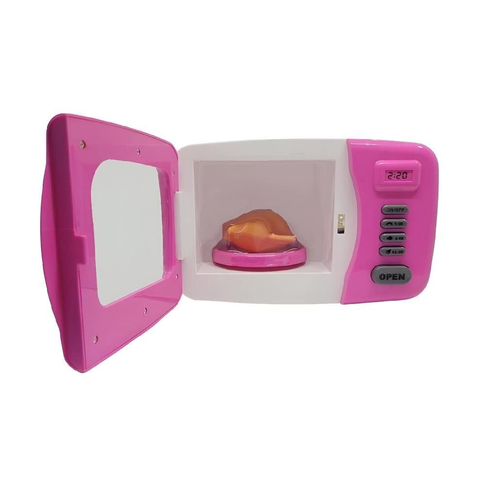 Brinquedo Microondas Infantil Mania De Casa Com Luz DM - Imagem 3