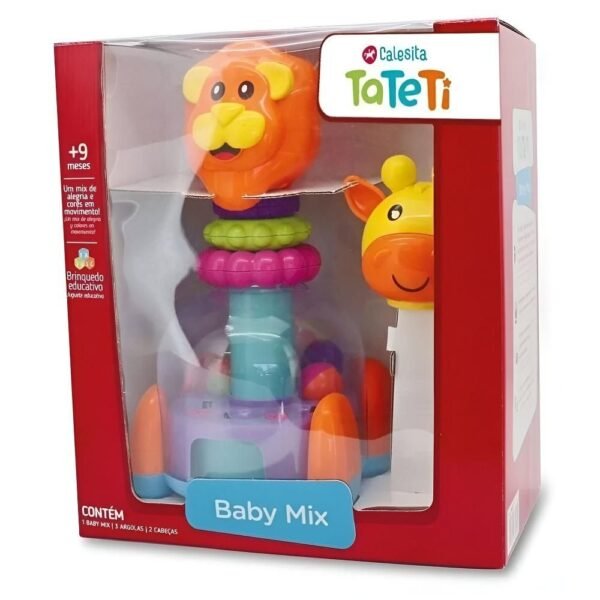 Brinquedo Para Bebe Didatico Calesita Baby Mix +9 Meses 863 - Imagem 5