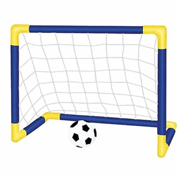 Kit Jogo de Futebol Gol Golzinho Com Trave Rede Bola Bomba - Imagem 2
