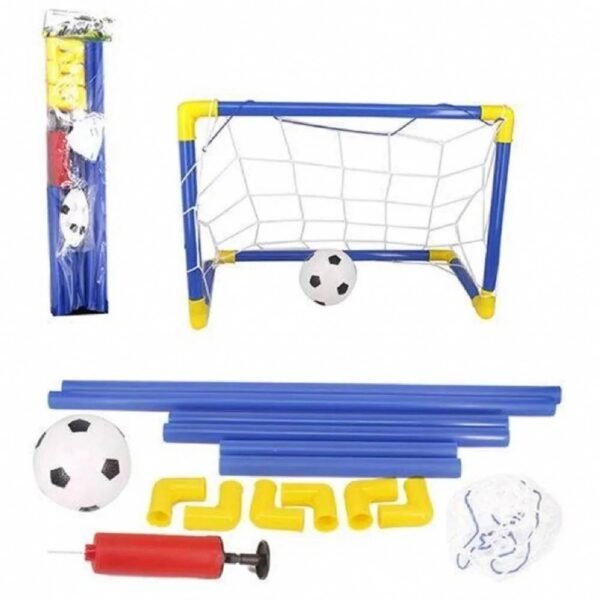 Kit Jogo de Futebol Gol Golzinho Com Trave Rede Bola Bomba