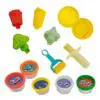 Kit Massinha Mania Lanchinho 5 Cores +7 Acessorios DM Toys - Imagem 2