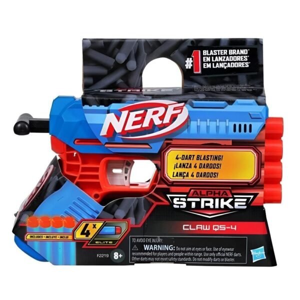 Lancador Nerf Alpha Strike Fang Claw QS-4 Hasbro - Imagem 5