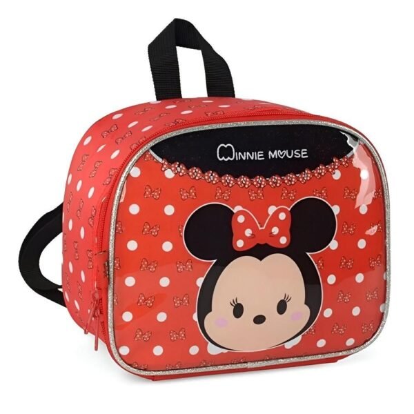 Lancheira Termica Infantil Minnie Mouse Tsum Tsum Vermelho - Imagem 2