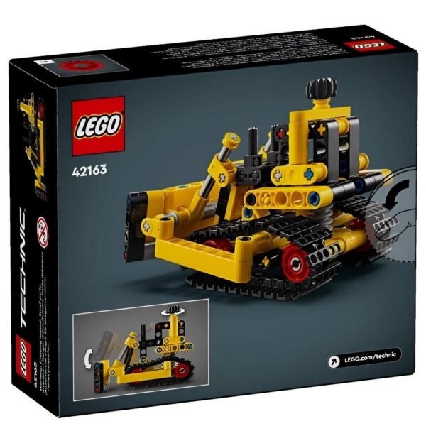 Lego Technic Trator De Esteira Para Trabalhos Pesados 42163 - Imagem 6