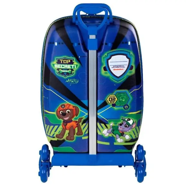 Mochila De Rodinha 3D Patrulha Canina Chase Spy Maxtoy - Imagem 3