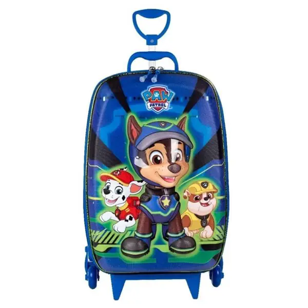Mochila De Rodinha 3D Patrulha Canina Chase Spy Maxtoy