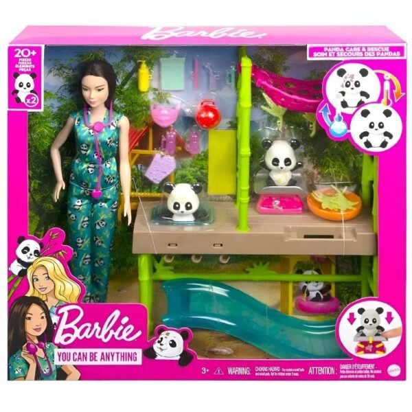 Barbie Veterinaria Cuidados E Resgate De Pandas Mattel HKT77 - Image 7