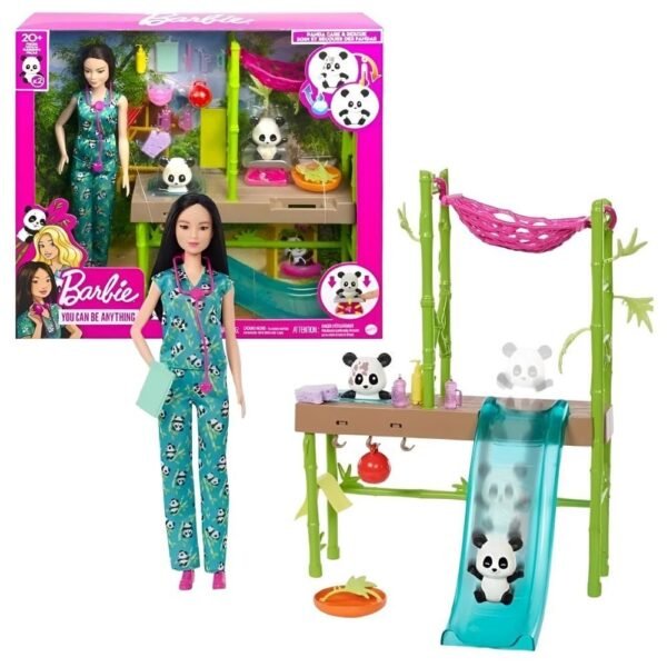 Barbie Veterinaria Cuidados E Resgate De Pandas Mattel HKT77