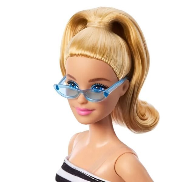 Boneca Barbie Fashionistas Blusa Listrada 213 Mattel - Imagem 3
