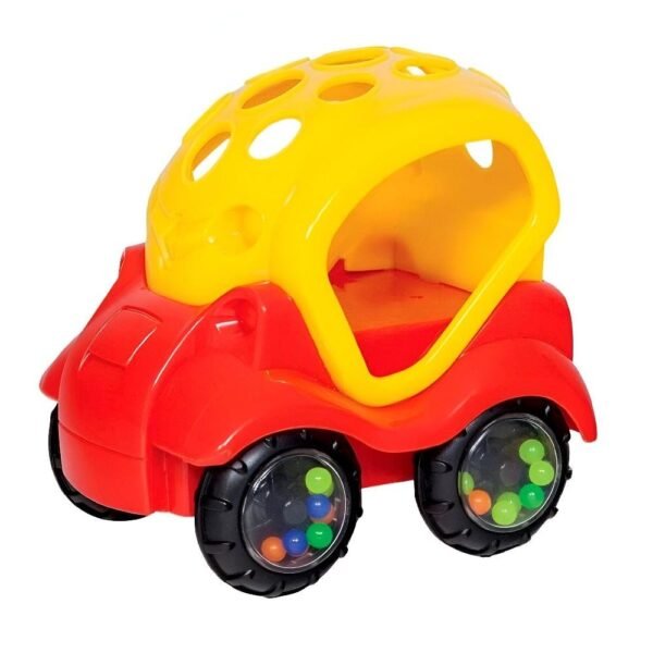 Brinquedo Para Bebe Baby Car Com Chocalho Vermelho Buba - Imagem 2