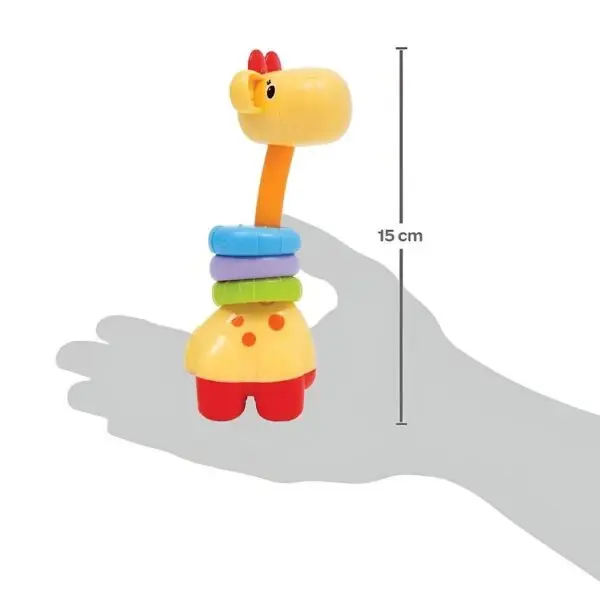 Brinquedo Para Bebe Conjunto De Chocalhos E Mordedores Buba - Imagem 7