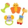 Brinquedo Para Bebe Conjunto De Chocalhos E Mordedores Buba - Imagem 2