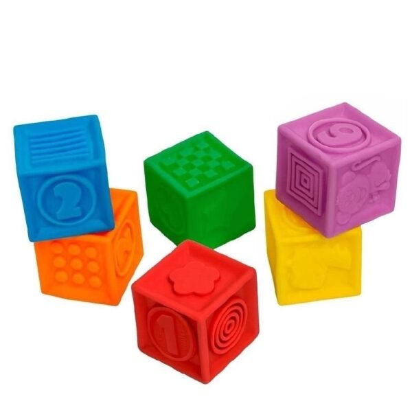 Brinquedo Para Bebe Cubos De Atividade +6 Meses Buba - Imagem 2