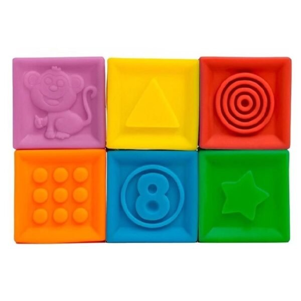 Brinquedo Para Bebe Cubos De Atividade +6 Meses Buba - Imagem 3