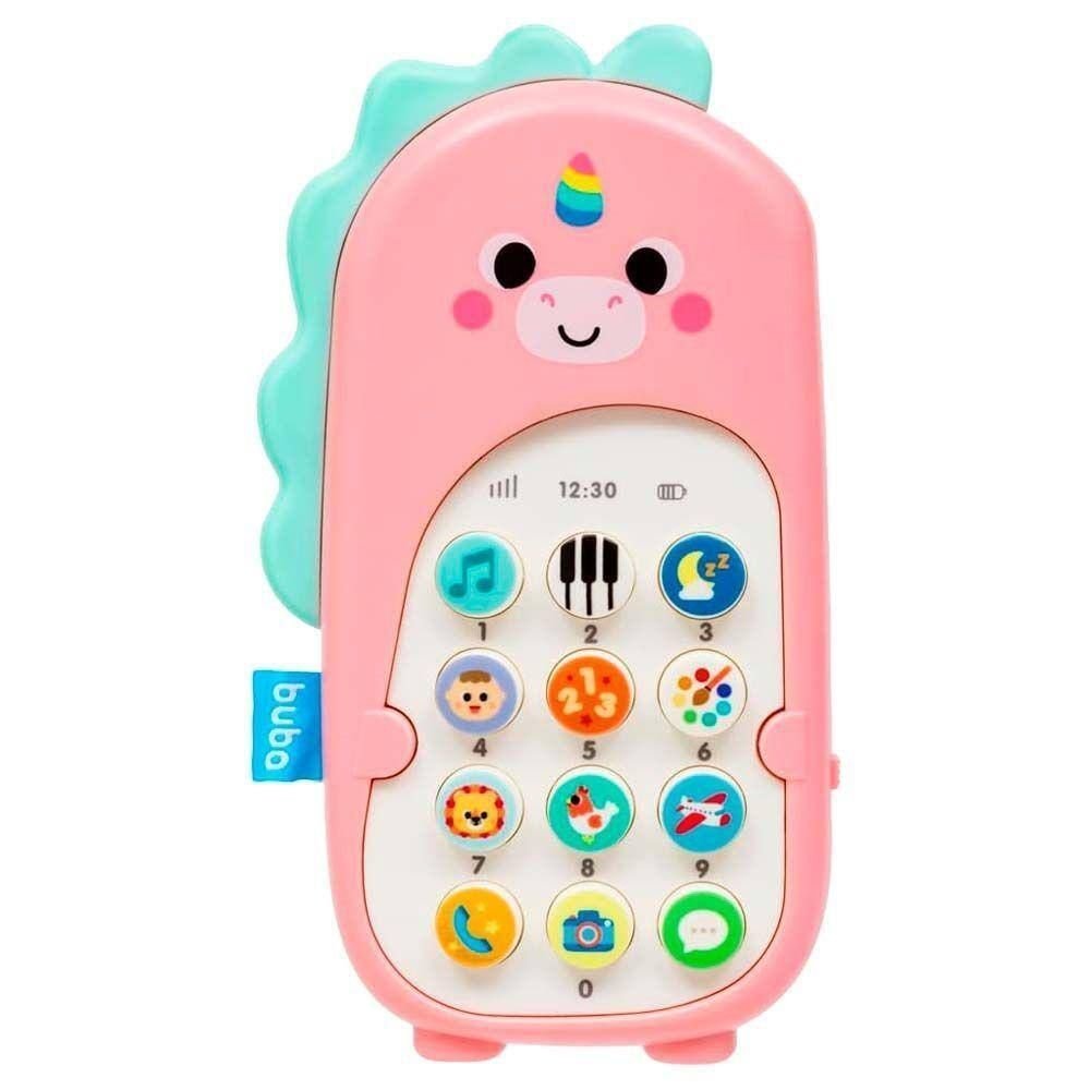 Brinquedo Para Bebe Phone Bilingue Zoo Unicornio Buba - Imagem 2