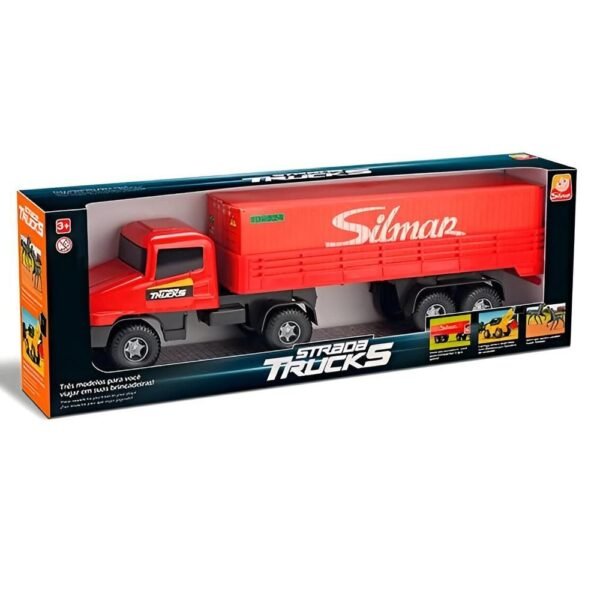 Caminhao Transcargo Strada Trucks Vermelho Silmar 6045 - Image 3