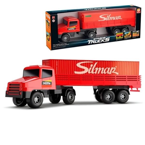 Caminhao Transcargo Strada Trucks Vermelho Silmar 6045