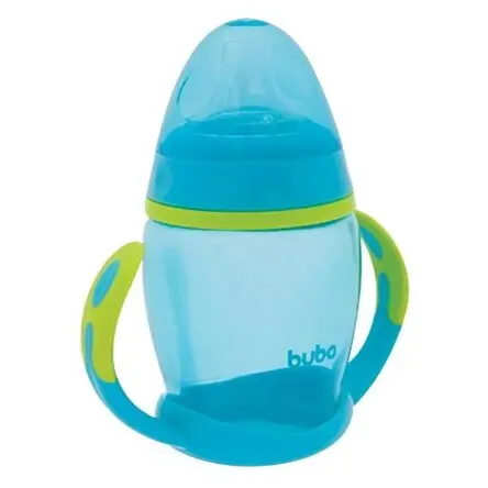 Copo De Treinamento Com Alca Removivel 250ml Azul Buba