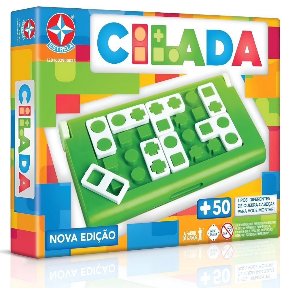 Jogo Quebra Cabeca Cilada - Estrela - Imagem 3