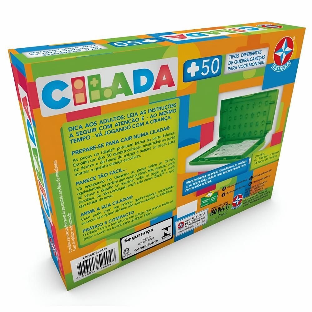 Jogo Quebra Cabeca Cilada - Estrela - Imagem 4
