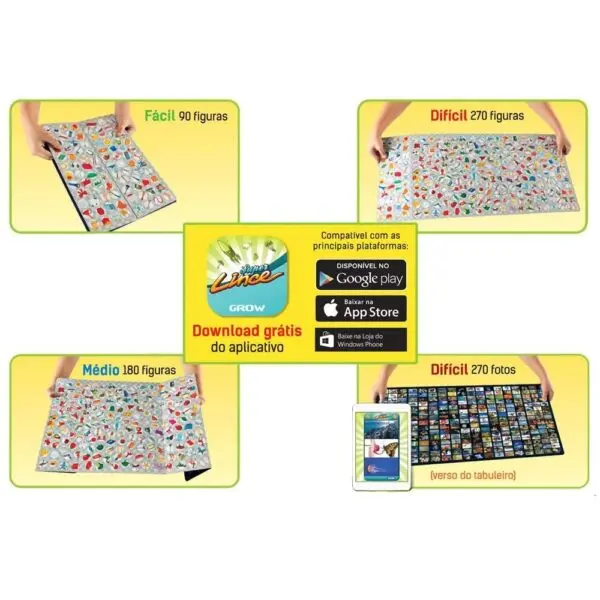 Jogo Super Lince App +260 Figuras +5 Anos Grow - Imagem 2