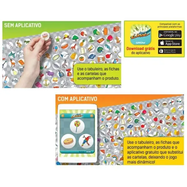 Jogo Super Lince App +260 Figuras +5 Anos Grow - Imagem 3