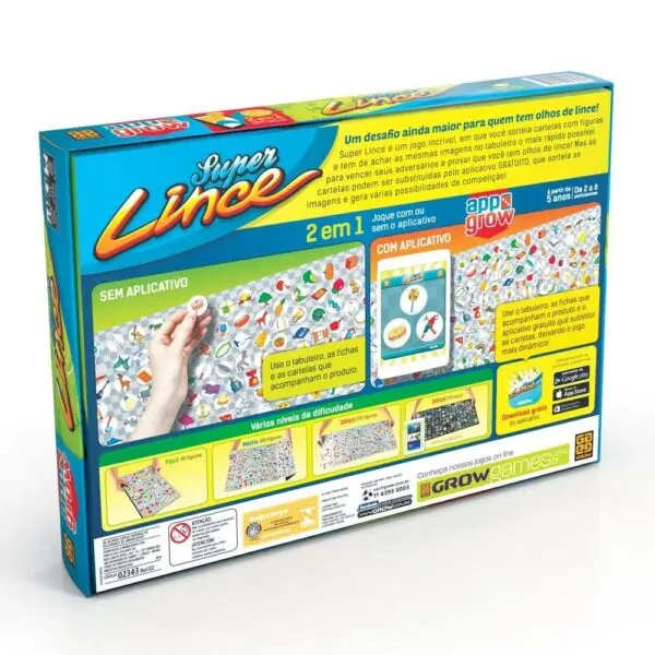 Jogo Super Lince App +260 Figuras +5 Anos Grow - Imagem 5