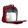 Lancheira Termica Sestini Lunch Crinkle Vinho 2 Bolsos - Imagem 3