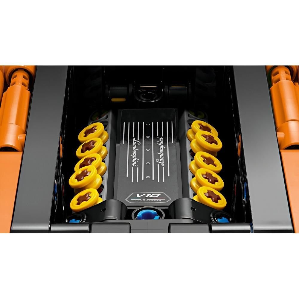 Lego Technic Lamborghini Huracan Tecnica Laranja 42196 - Imagem 6