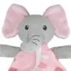 Naninha Elefante Com Prendedor De Chupeta Soninho Rosa Buba - Imagem 3