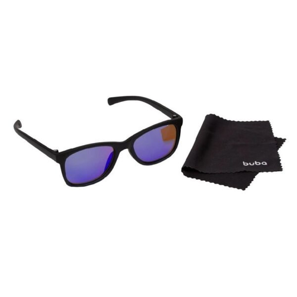 Oculos De Sol Flexivel Infantil Protecao UVA Preto Buba - Imagem 4