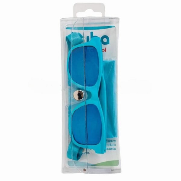 Oculos De Sol Infantil Protecao UVA Com Alca Azul Buba - Imagem 7